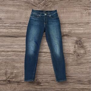 Lucky Brand Ava Skinny Blue Dark Wash Mid Rise Jeans Womens 8/29 Regular